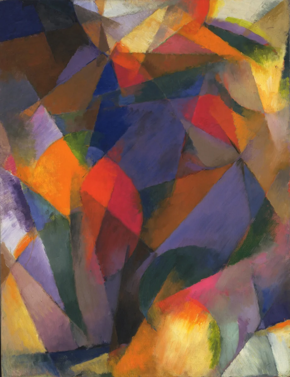 Synchromy by Stanton Macdonald-Wright, painting, 1917