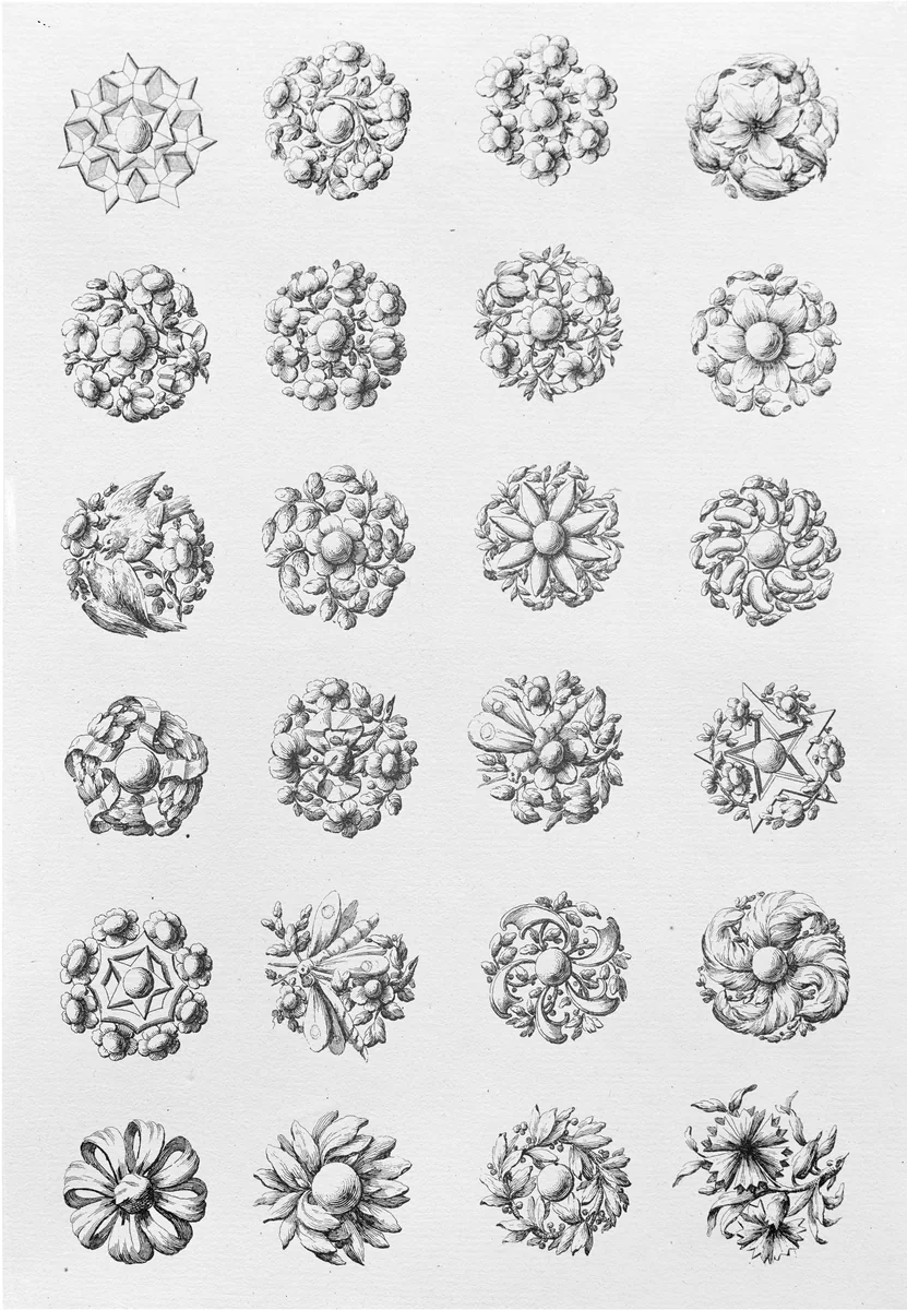 Livre de Desseins De Jouaillerie Et Bijouterie by Maria, book, 1740-1775