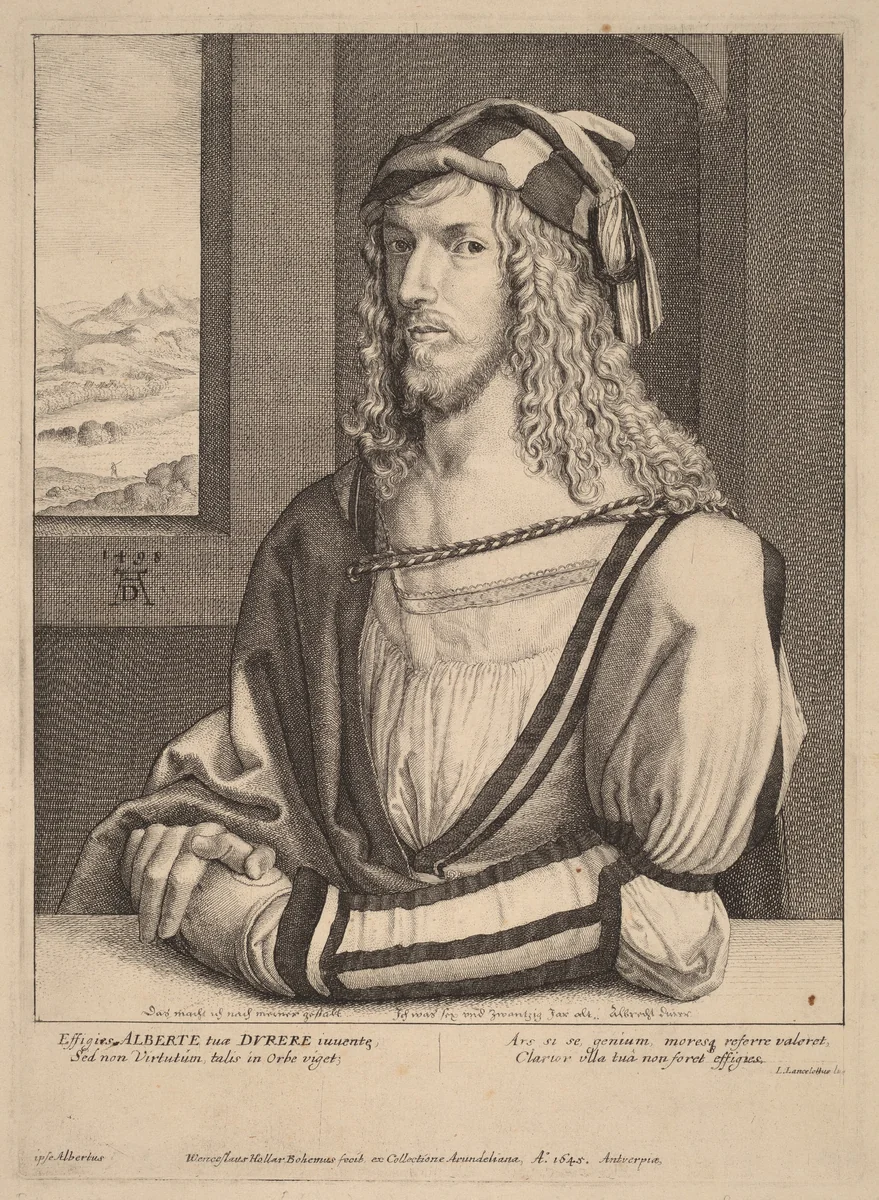 Albrecht Durer by Wenceslaus Hollar
Albrecht Dürer, print, 1645
