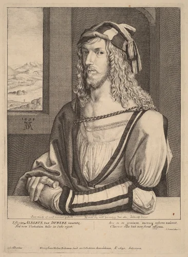 Albrecht Durer by Wenceslaus Hollar
Albrecht Dürer, print, 1645