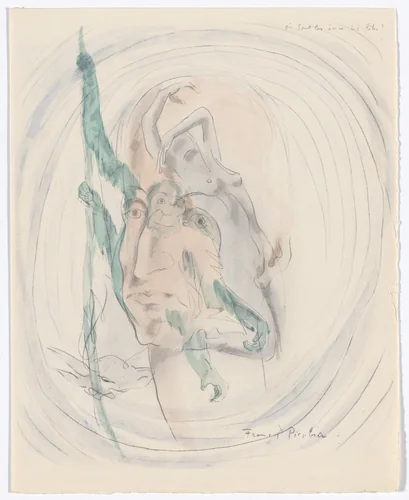 Duplicate of Où sont les âmes des bêtes? (Where are the Souls of Animals?) from Le Peseur d'âmes (The Weigher of Souls) by Francis Picabia, illustrated book, 1931