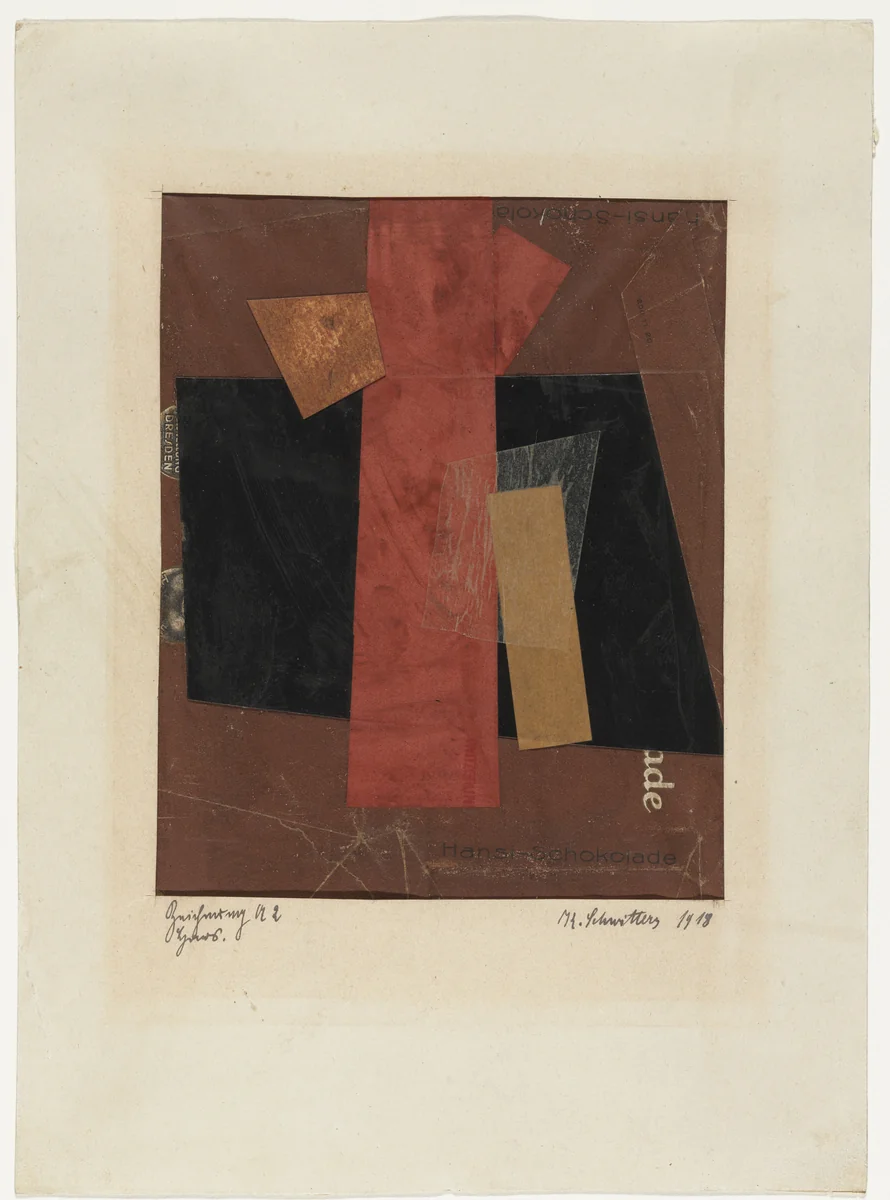 Drawing A2: Hansi by Kurt Schwitters, drawing, 1918