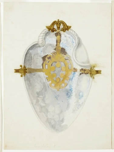 Overview of Shell with Medici Coat of Arms by Giuseppe Grisoni, painting, 1719-1769