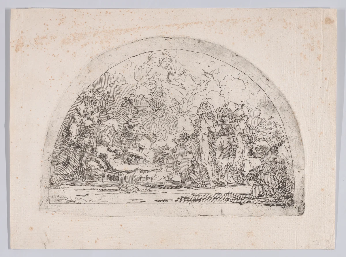Triumph of Bacchus by Erasmus Quellinus, print, 1607-1678