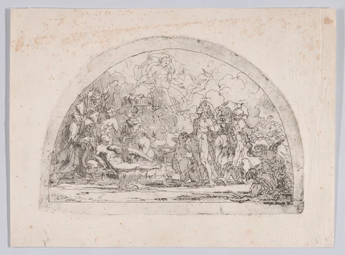 Triumph of Bacchus by Erasmus Quellinus, print, 1607-1678