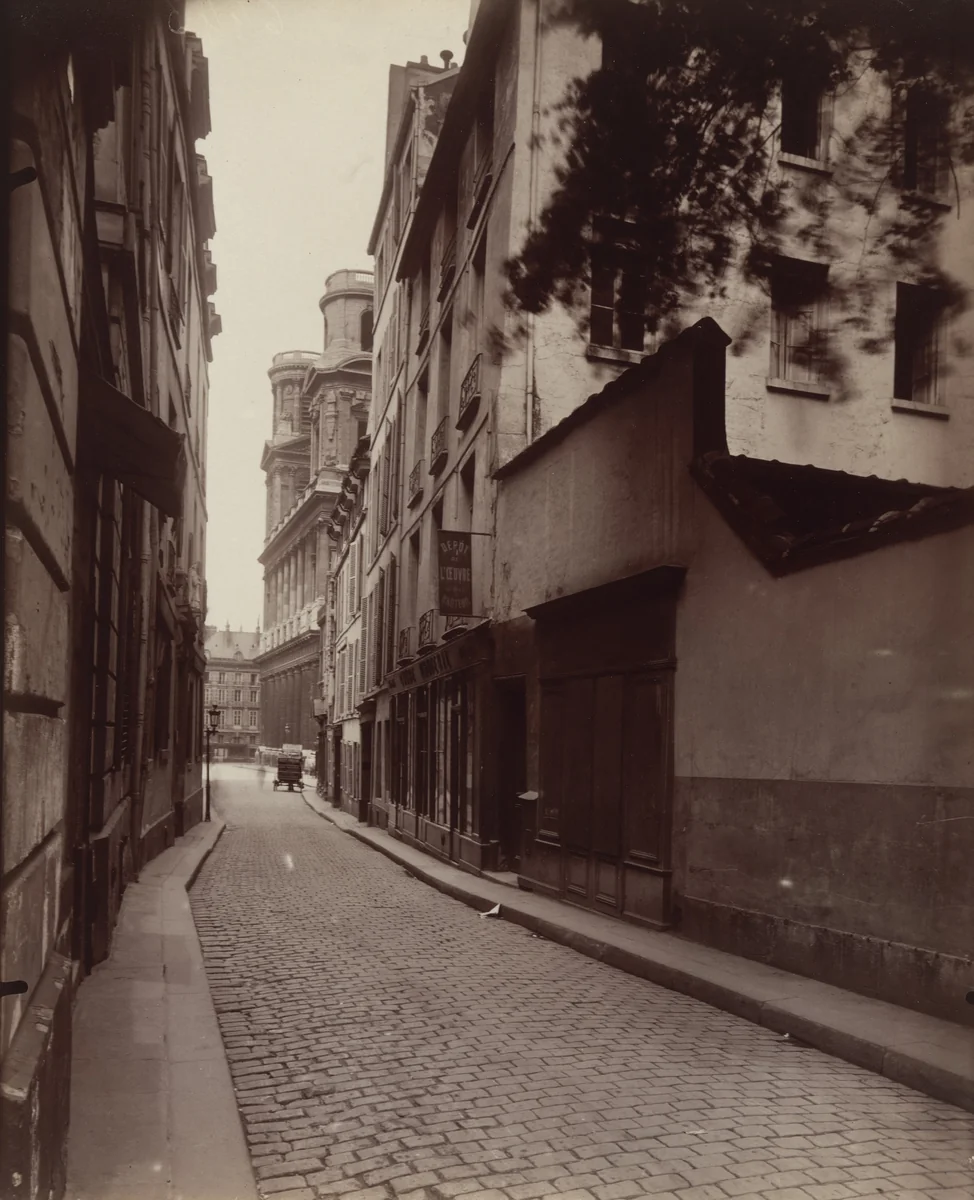 Rue Férou by Eugène Atget, photograph, 1923