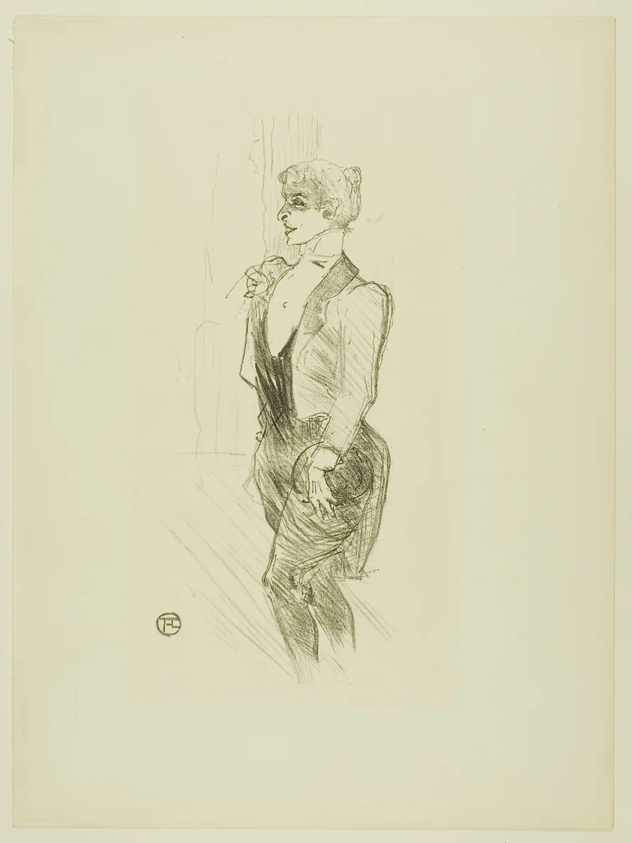 Mary Hamilton by Henri de Toulouse-Lautrec, print, 1894