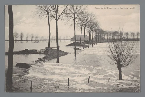 Ramp te Oud-Vossemeer op 13 maart 1906 by Gebroeders van Straaten, other, 1906