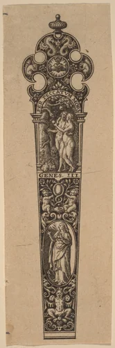 Ornament by Theodor de Bry, print, 1528-1598