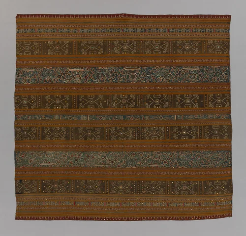 Tapis (Woman's Sarong) by Indonesian, Sumatra, Lampong region, textile, 1801-1900