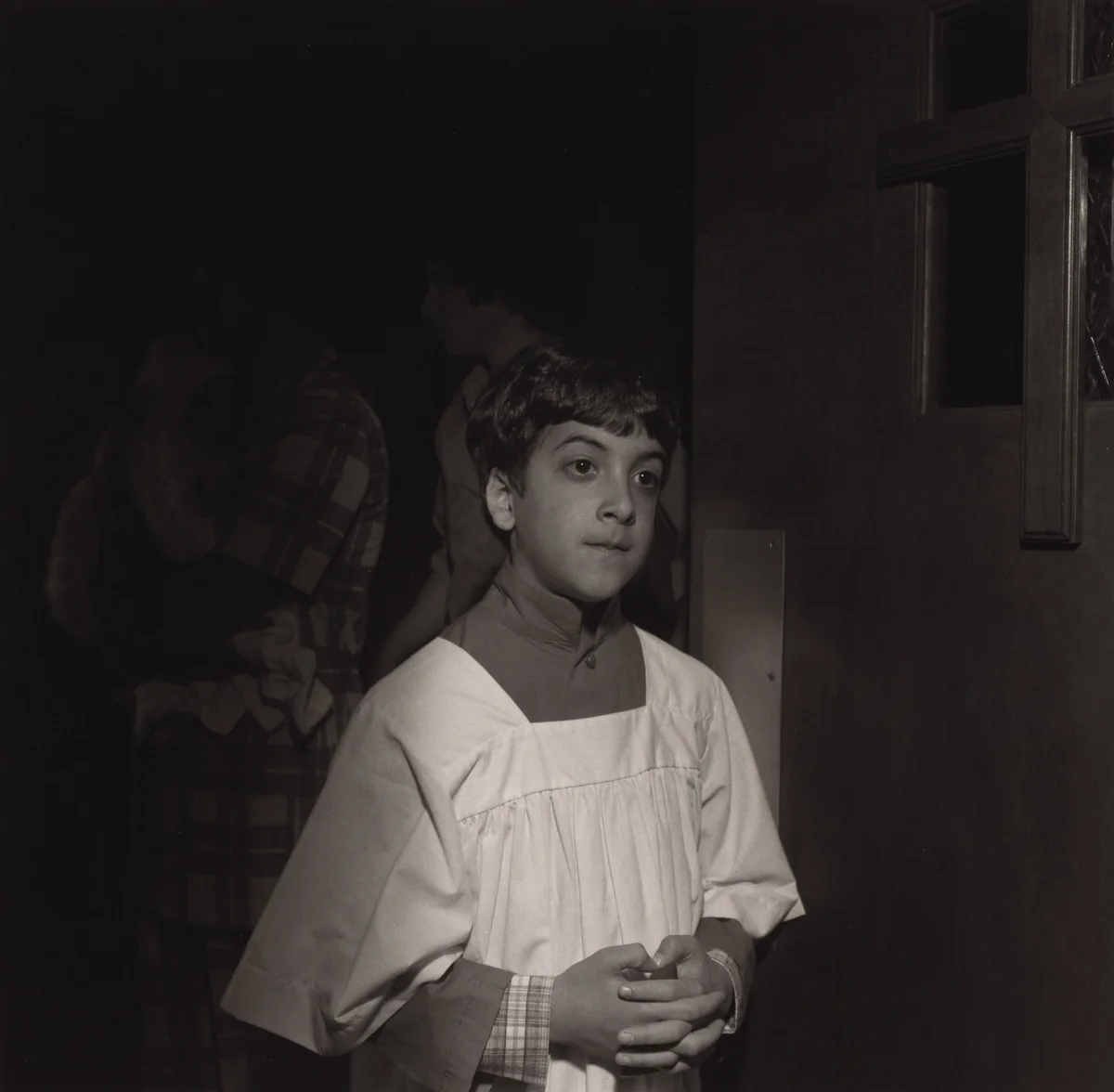 Joseph Gasparetti's Baptism, Martins Creek, Pennsylvania by Larry Fink, photograph, 1979