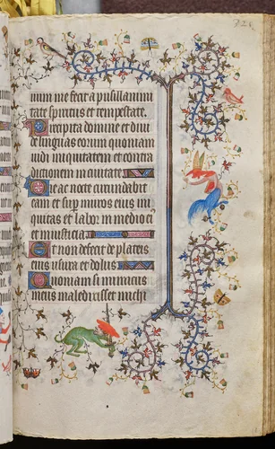 Hours of Charles the Noble, King of Navarre (1361-1425): fol. 163a, Text by Master of the Brussels Initials and Associates, book, 1400-1410