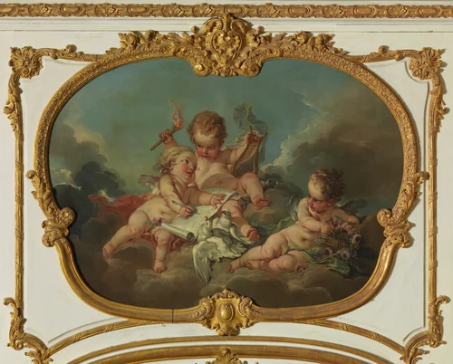 Allegory of Lyric Poetry by François Boucher, painting, 1753