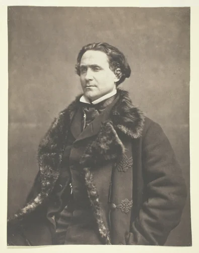 Portrait of La Fontaine by Nadar, photograph, 1849-1865