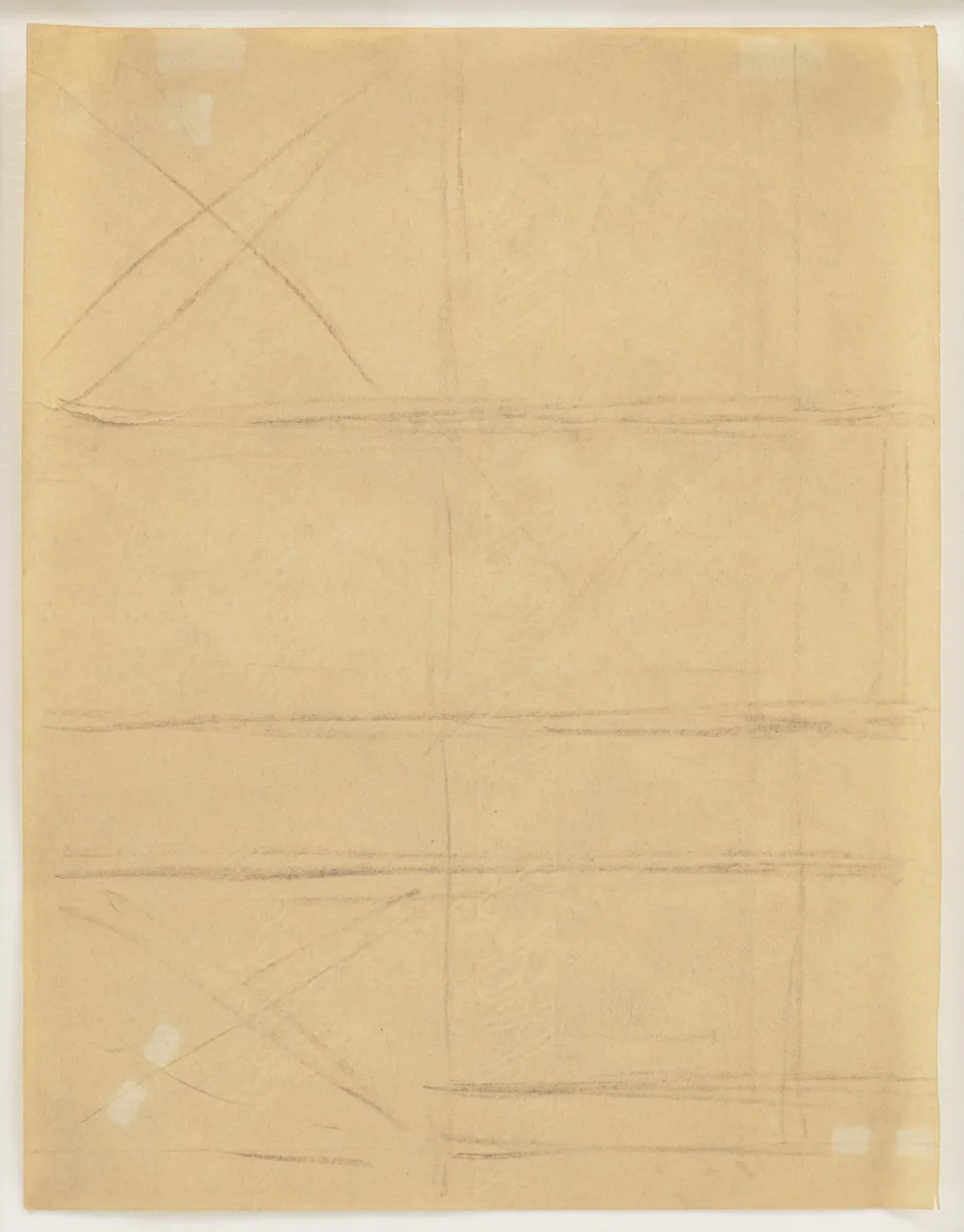 Study for a Composition by Piet Mondrian, drawing, 1935