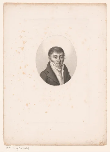 Portret van Auguste Hilarion, graaf van Kératry by Ambroise Tardieu, print, 1820-1821