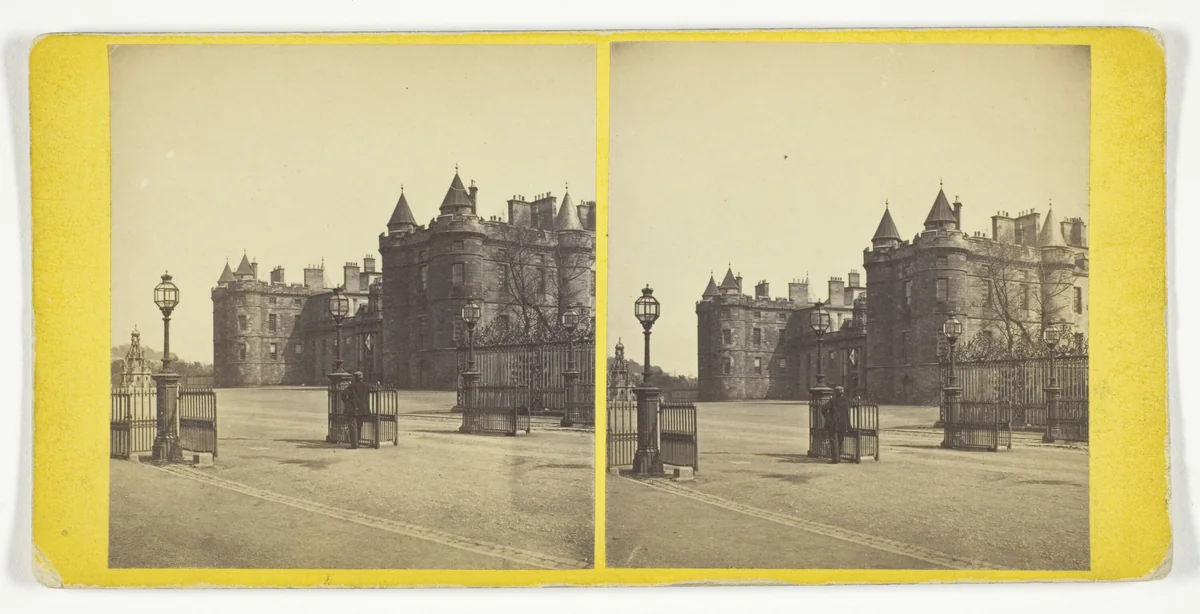 Holyrood Palace by G. W. Wilson, photograph, 1850-1874