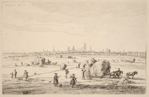 München (Munich) by Wilhelm von Kobell, print, 1818