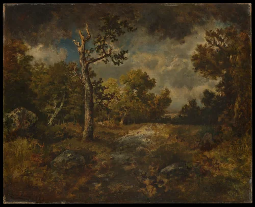 The Edge of the Woods by Narcisse Virgile Diaz de la Peña, painting, 1872