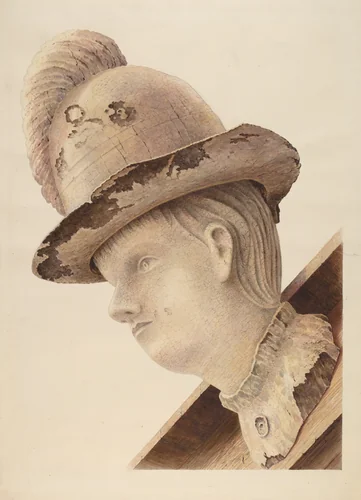 Figurehead from Schooner "Haroldine" by American 20th Century, index of american design, 1935-1942