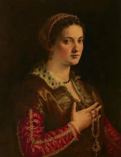Portrait of a Lady by Francesco Salviati, painting, 1555