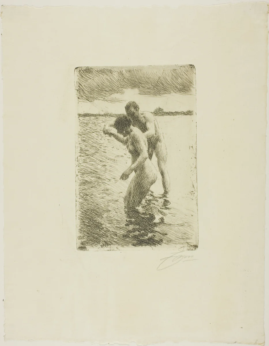 Pilot by Anders Zorn, print, 1919