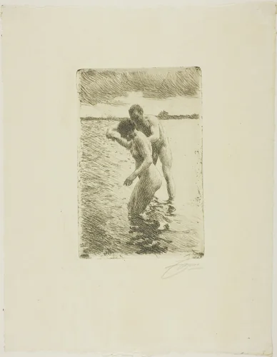 Pilot by Anders Zorn, print, 1919