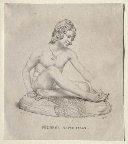 Neopolitan Fisherman by François Rude, print, 1835
