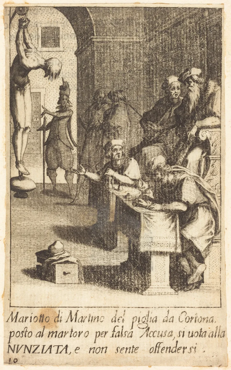 Mariotto di Martino by Jacques Callot, print, 1619