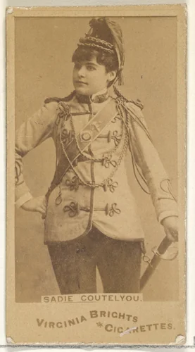 Sadie Cortelyou, from the Actors and Actresses series (N45, Type 1) for Virginia Brights Cigarettes by Allen & Ginter, photograph, 1885-1891