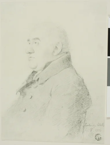 Portrait of a Gentleman by George Dance, drawing, 1816
