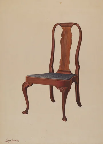 Side Chair by Louis Annino, index of american design, 1937