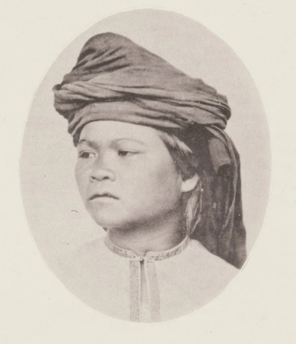 Pepohoan Female Head by John Thomson, photograph, 1873