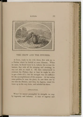 Headpiece (page 63) from The Fables of Aesop by Thomas Bewick, illustrated book, 1818