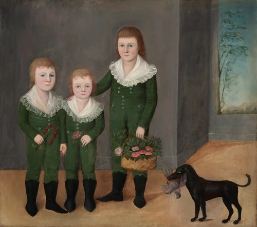 The Westwood Children by Joshua Johnson, painting, 1807