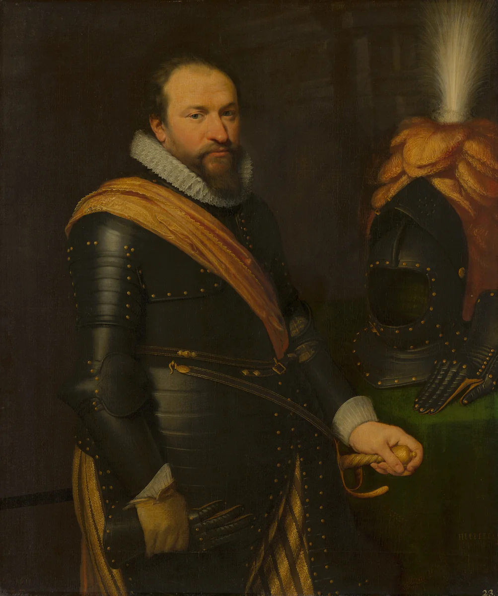 Portrait of an Officer by Jan Anthonisz. van Ravesteyn, painting, 1611