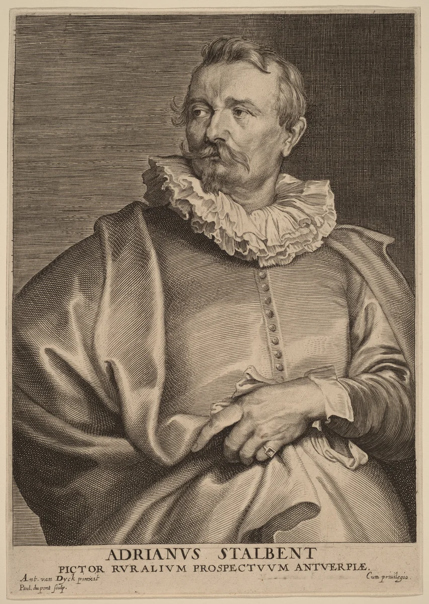Adriaen van Stalbemt by Paulus Pontius
Sir Anthony van Dyck, print, 1626-1641