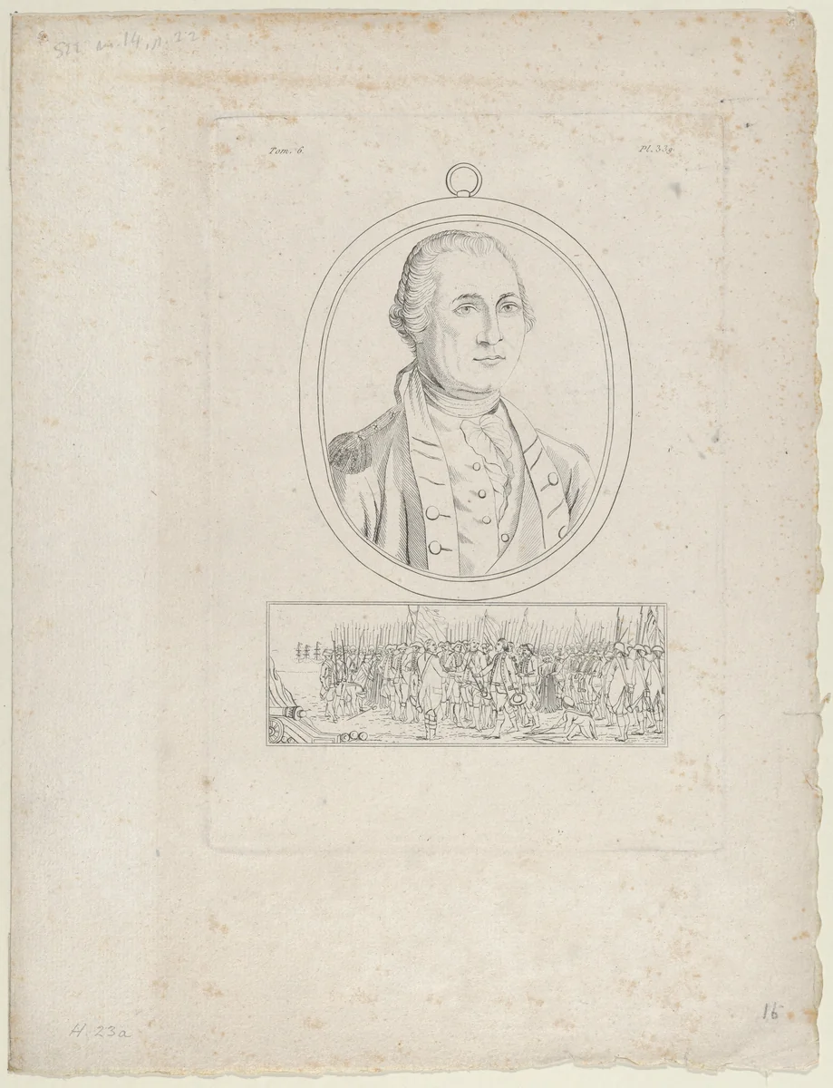 General Washington by Charles Willson Peale, print, 1820