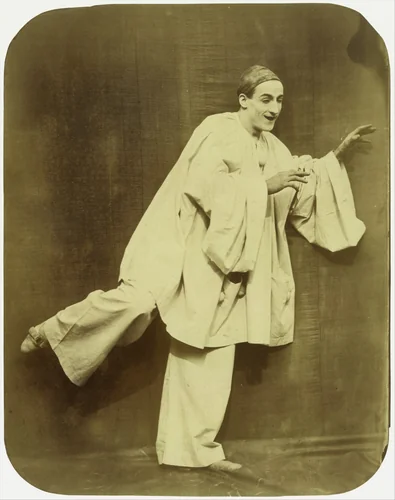 Pierrot Running by Nadar, photograph, 1854-1855