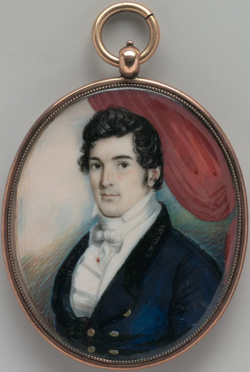 Stephen Thorn by George Augustus Baker, artwork, 1818