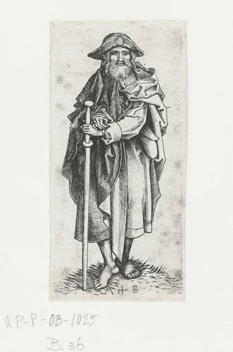 Apostel Jakobus de Meerdere by Unknown, print, 1470-1491