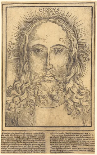 The Head of Christ by German 15th Century, print, 1500-1510