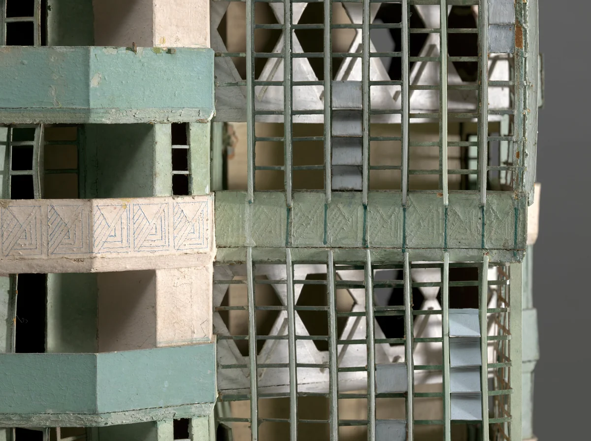 St. Mark's Tower project, New York, NY (Model) by Frank Lloyd Wright, frank lloyd wright archive, 1927