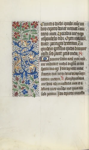 Book of Hours (Use of Rouen): fol. 124v by Master of the Geneva Latini, book, 1465-1475