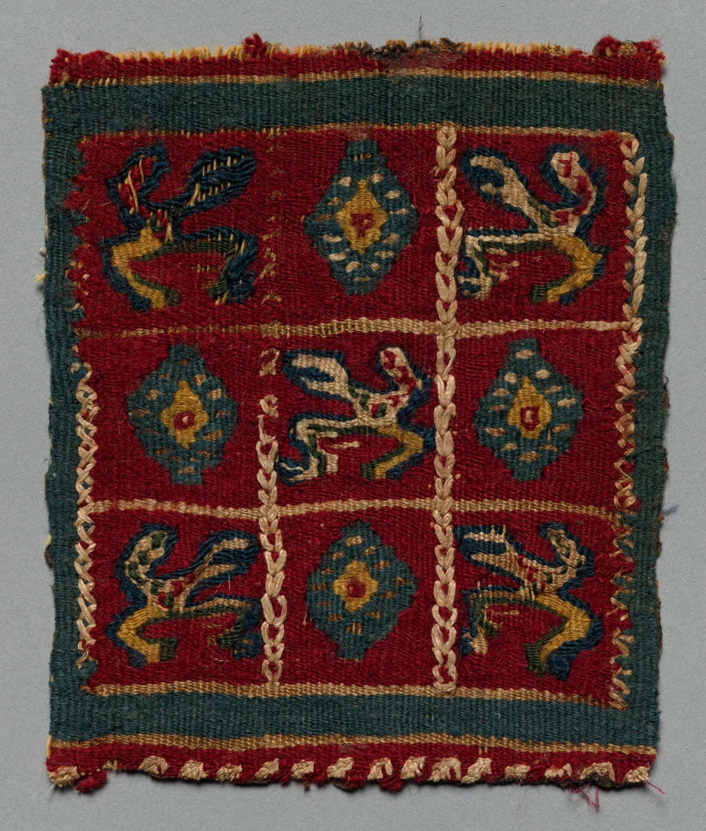 Ornamental Square by Unknown, textile, 400-699