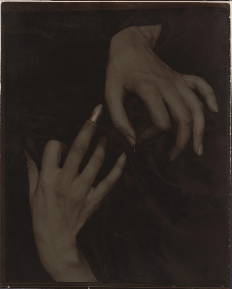 Georgia O'Keeffe - Hands and Thimble by Alfred Stieglitz, photograph, 1919