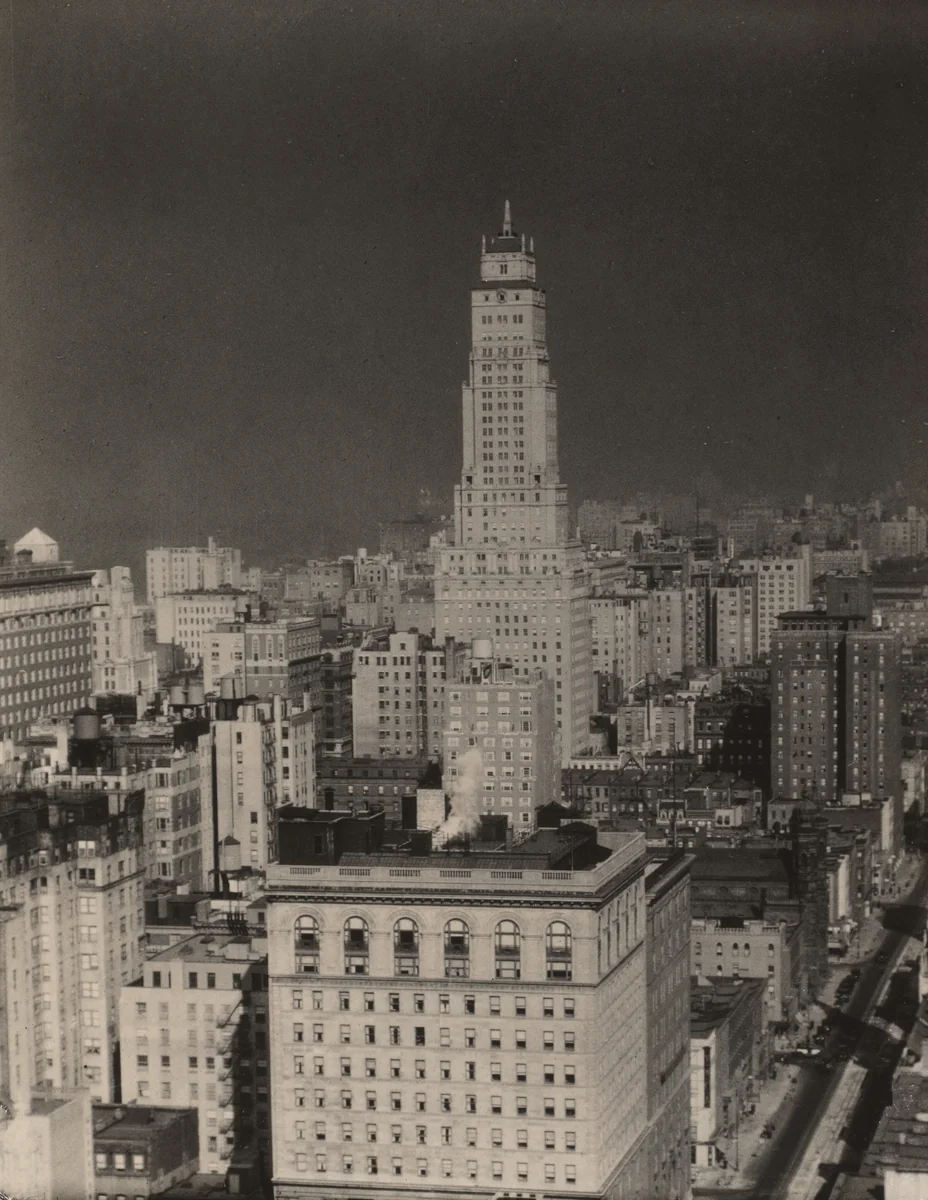 Looking North from Room 3003—Shelton Hotel, New York by Alfred Stieglitz, photograph, 1927