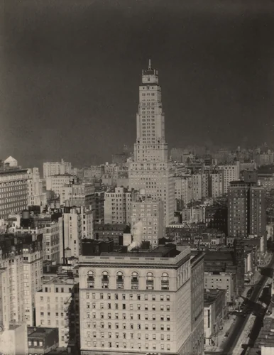 Looking North from Room 3003—Shelton Hotel, New York by Alfred Stieglitz, photograph, 1927