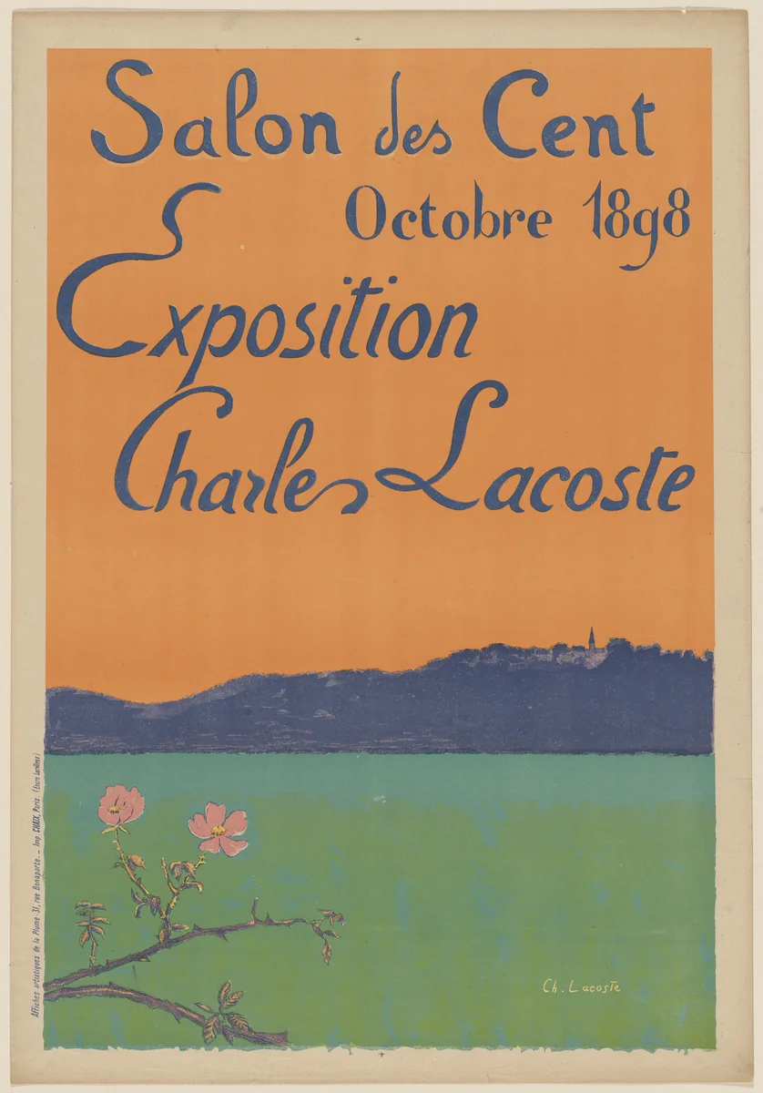 Exposition Charles Lacoste, Salon des Cent by Charles Lacoste, design, 1898