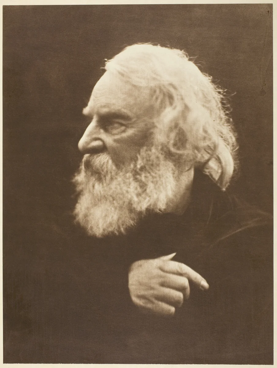 Henry Wadsworth Longfellow by Julia Margaret Cameron, print, 1868